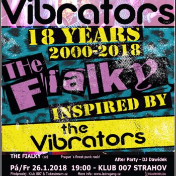 PF 2018 + 25.1.2018/ 007 = 18let TF + The Vibrators!