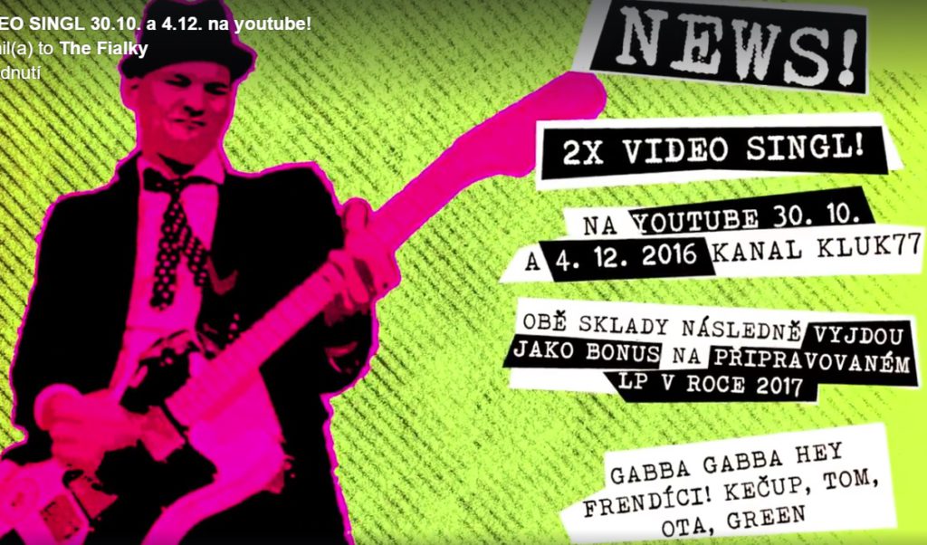 Novinka: 2x VIDEO-SINGL! + 9 akcí na listopad!