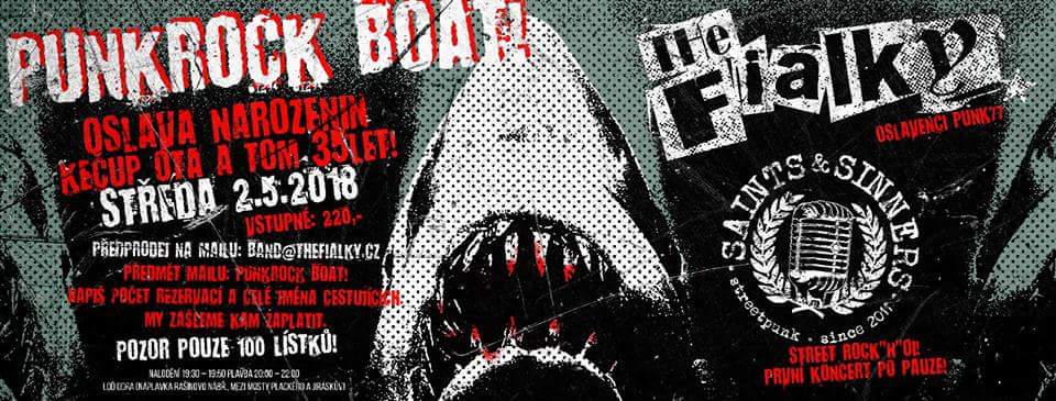 Punk rock boat! Všem v kapele už je 35let;)
