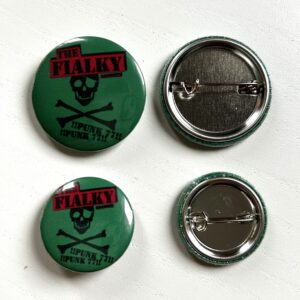 Placky pirát zelená