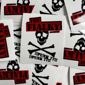 Transparentní samolepka pirát (klasika)