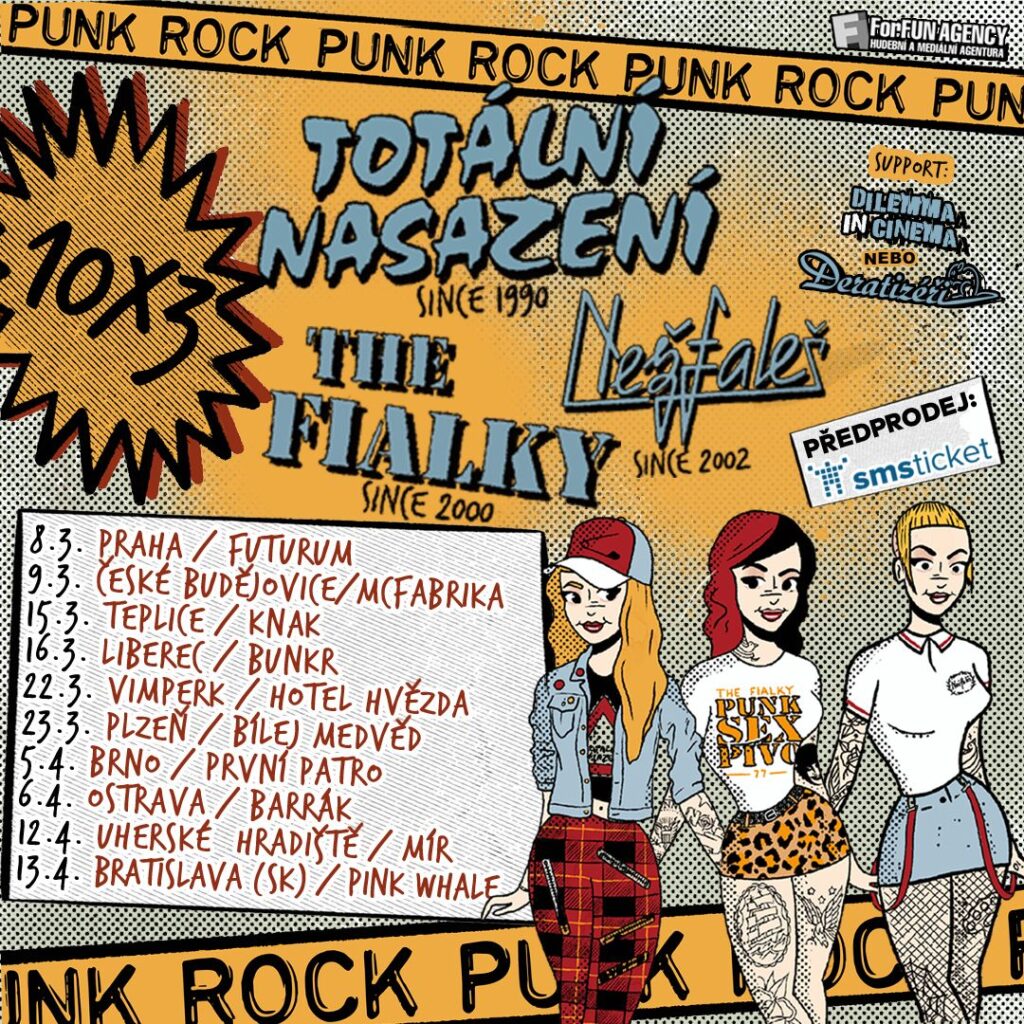 10×3 Jaro 2024! Turné s Nežfaleš a Totáčema!