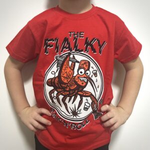 Dětské triko RAK N ROLL - červené