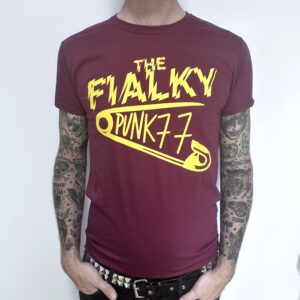 Pánské triko TATTOO PUNK77 vínové