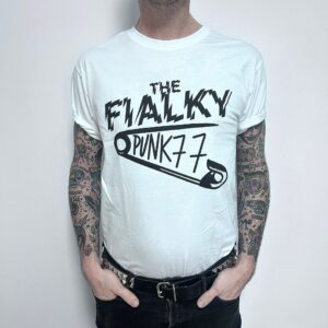 Pánské tričko PUNK77 bílé